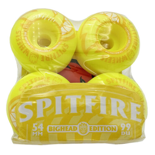 SpitFire 54mm 99duro big head neon yellow - Proper Rideshop