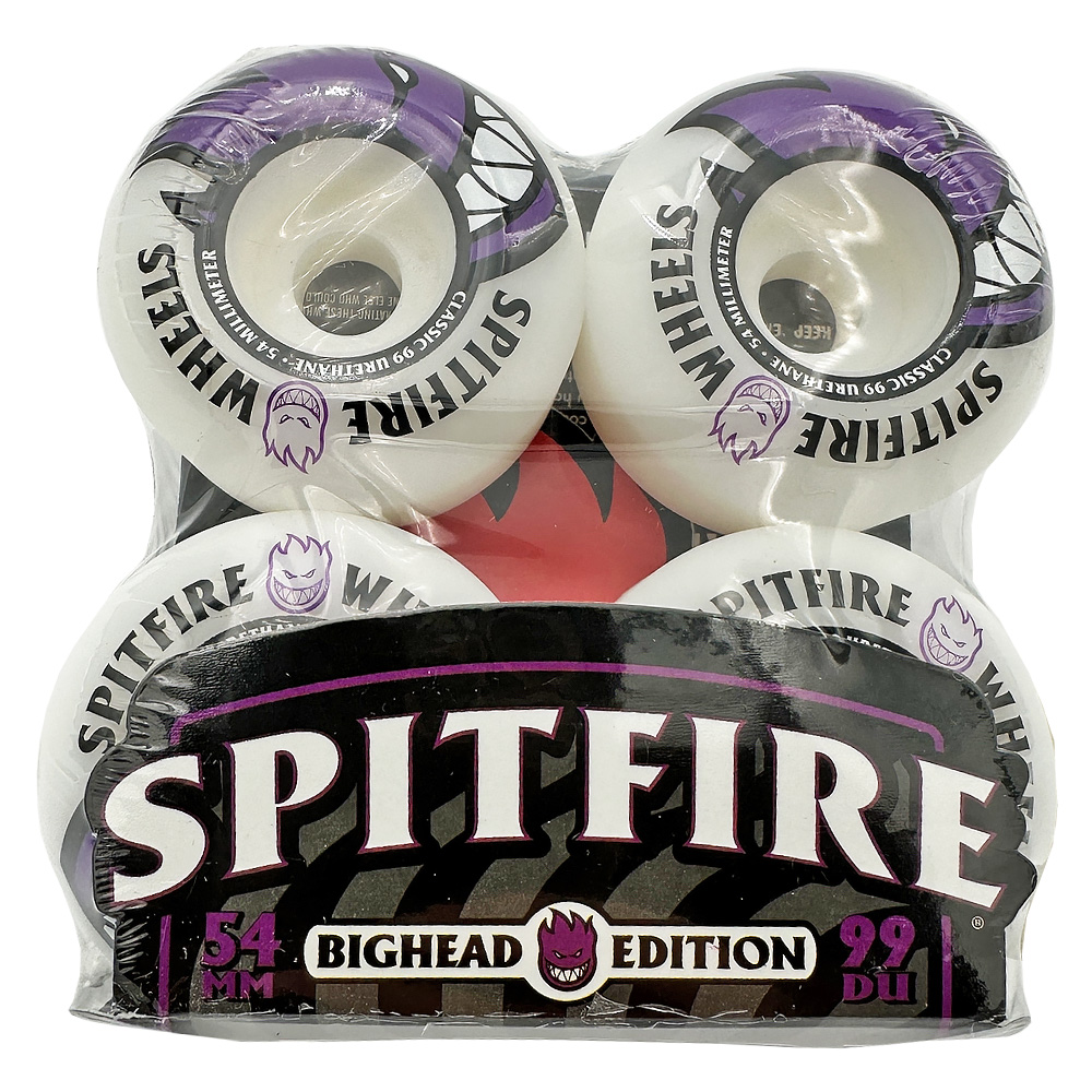 SpitFire 54mm bighead white purple 99a